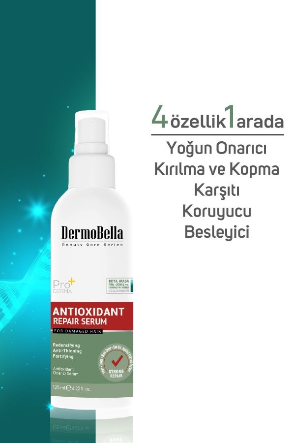 روغن و سرم مو اورجینال برند Dermobella مدل Anti-oxidant Repair Spray 125ml کد 635378535 - Image 5