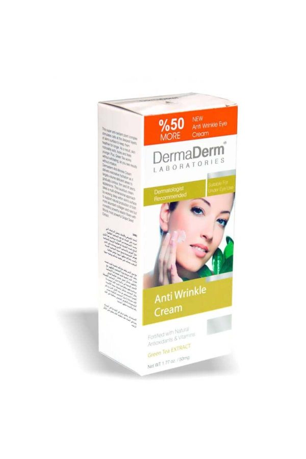 کرم صورت اورجینال برند Dermaderm مدل Green Tea Extract Cream 100g کد 2844544 - Image 2
