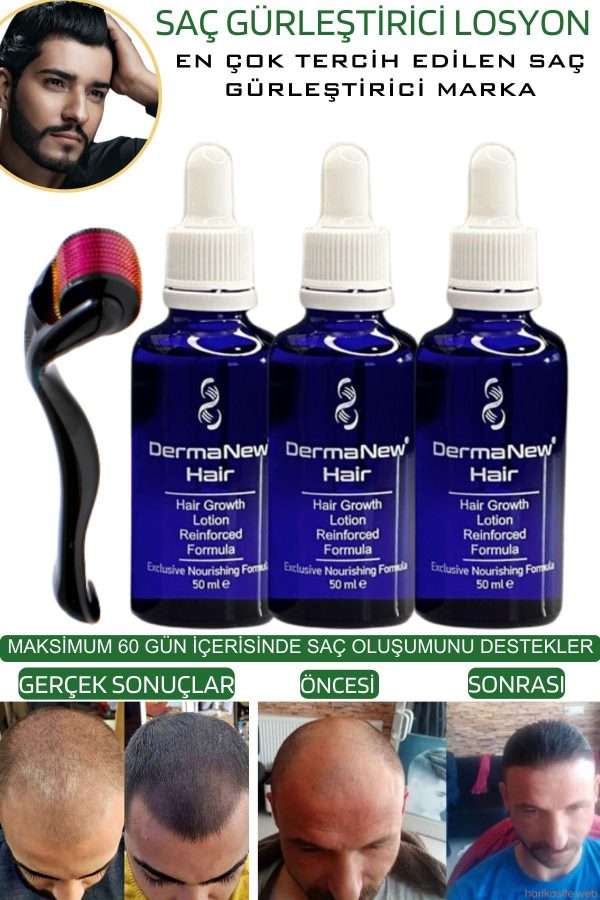 روغن و سرم مو اورجینال برند Dermanew hair کد 81304463 - Image 2