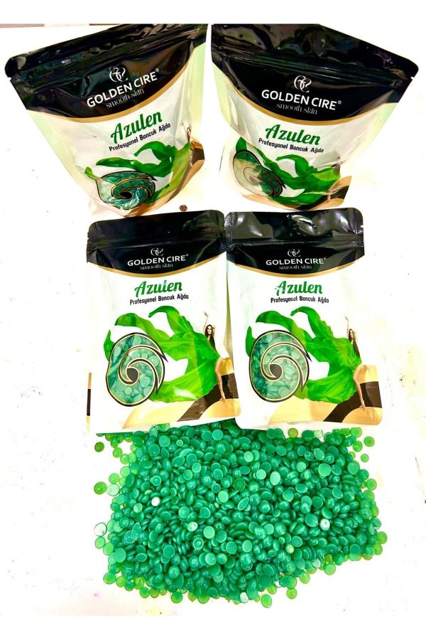 موم اورجینال برند Golden cire مدل 200 GR 4 ADET AZULEN کد 810065351