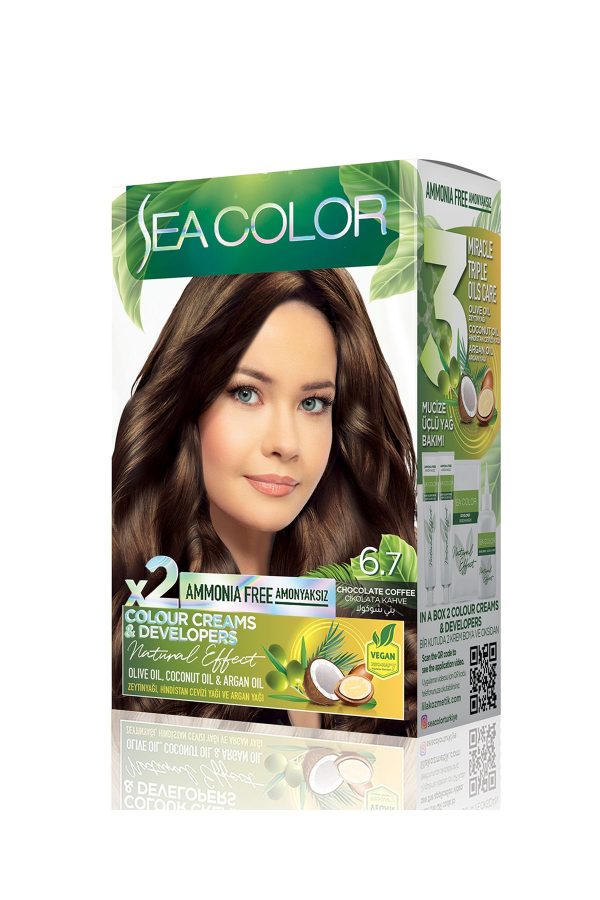 رنگ مو اورجینال برند Sea color کد 807856956