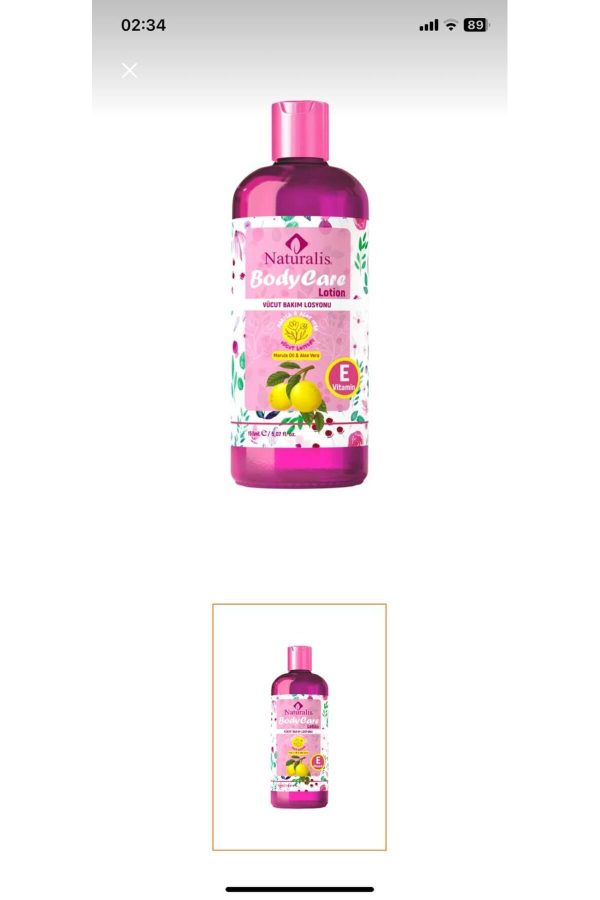 کرم بدن اورجینال برند Naturalis مدل Vitamin E Body Lotion کد 824813801