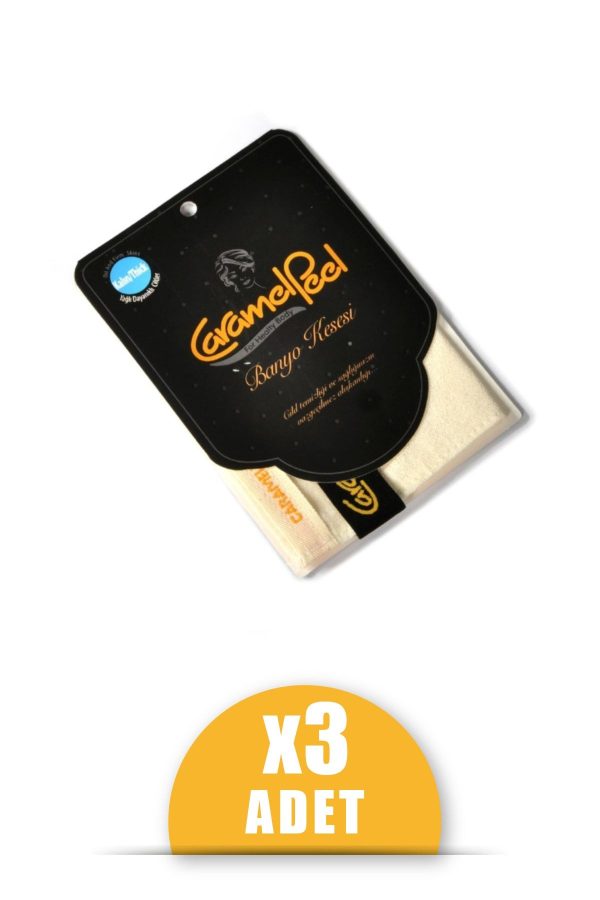 لیف و اسفنج حمام اورجینال برند Caramelpeel مدل Hamam Kesesi Kalın 3'lü کد 36682626