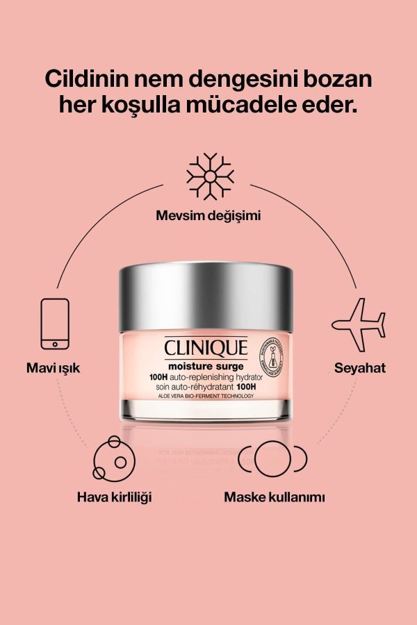 کرم صورت اورجینال برند Clinique مدل Moisture Surge 100h 15 ml کد 90840851 - Image 2