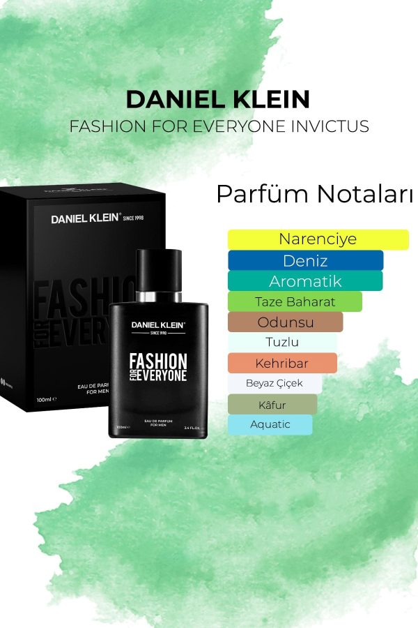 ادکلن اورجینال برند Daniel klein مدل Fashion For Everyone Edp 100ml کد 101772592