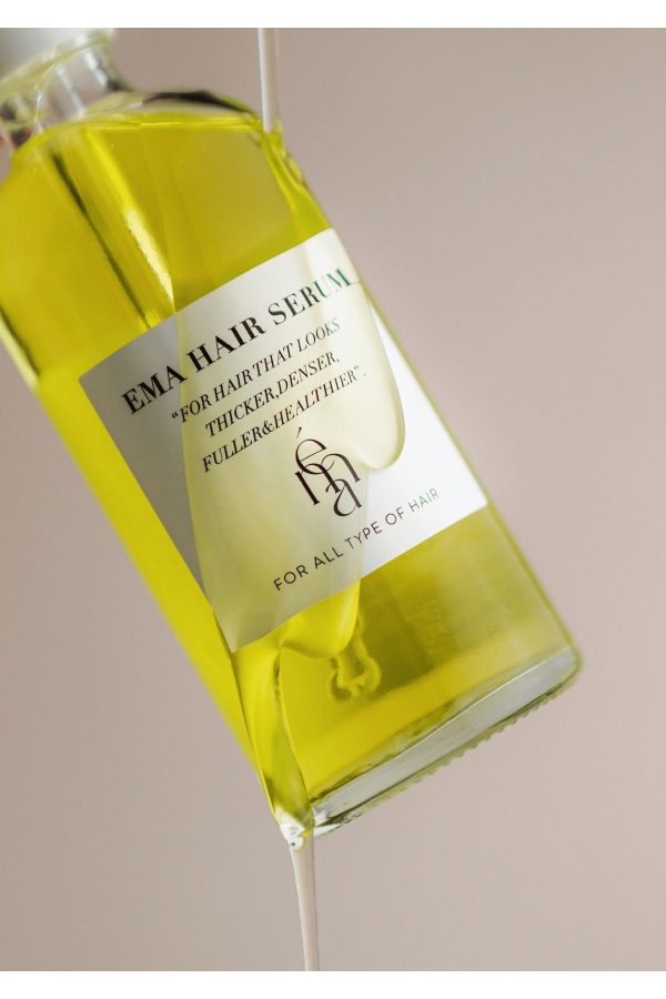 روغن و سرم مو اورجینال برند Ema beauty مدل Hair Serum 100 ml کد 48510780 - Image 4