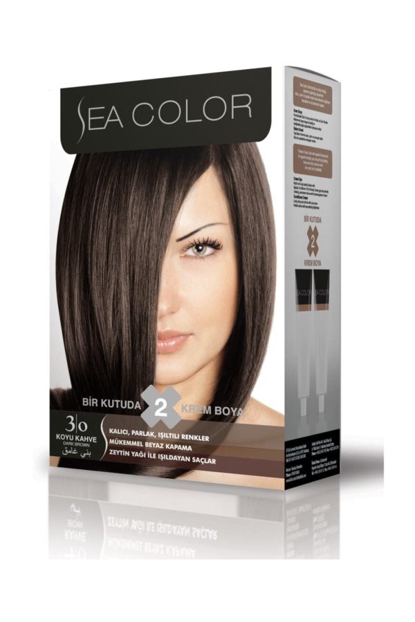 رنگ مو اورجینال برند Sea color مدل Boya 30 Koyu Kahve کد 32235340