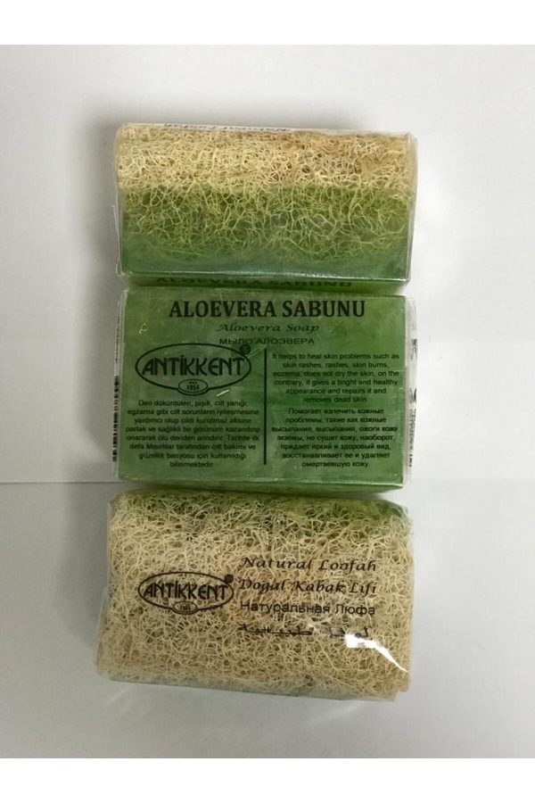 صابون جامد اورجینال برند Antikkent مدل Kabak Lifli Aloevera Sabunu کد 763903443