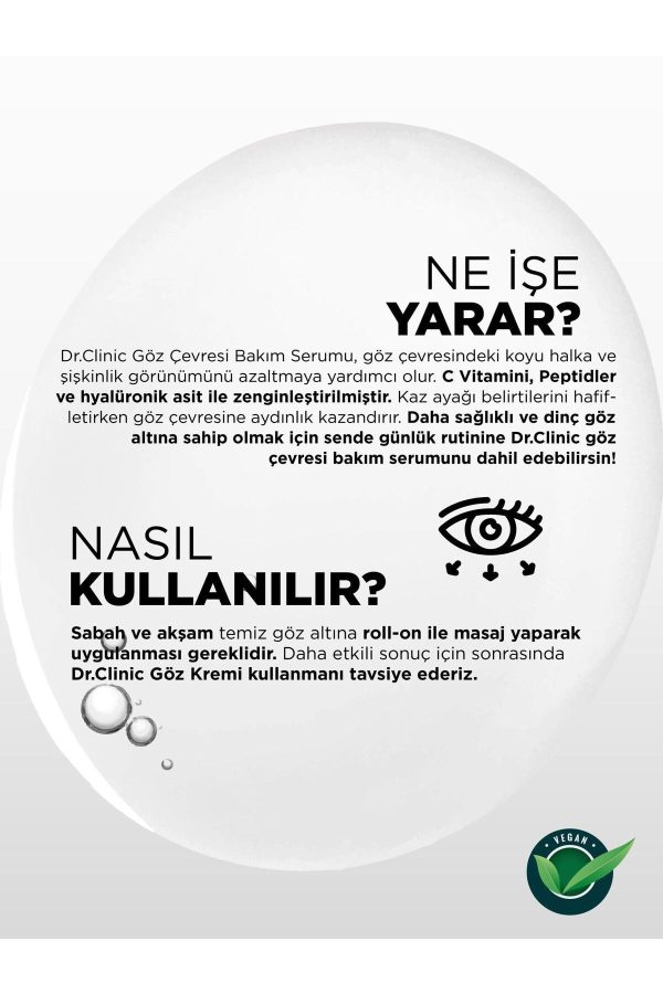 سرم پوست اورجینال برند Dr clinic مدل Eye Contour Serum 10ml کد 131273804 - Image 2