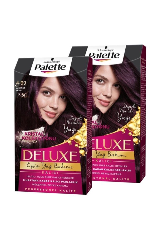 رنگ مو اورجینال برند Palette مدل Palette Deluxe 4-99 کد 4405484