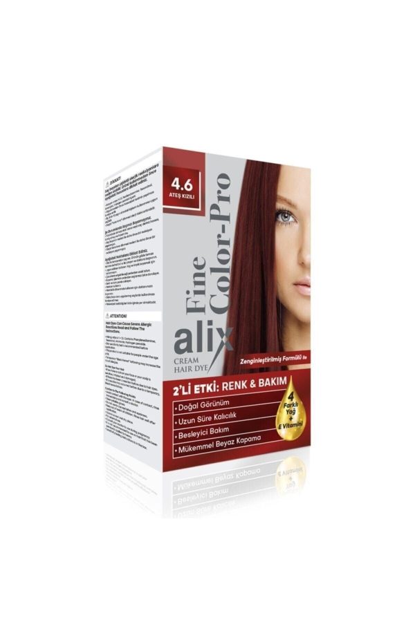 رنگ مو اورجینال برند Alix مدل 46 Ateş Kızılı کد 162098076