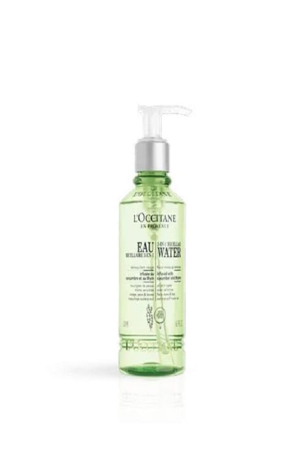 پاک کننده آرایش اورجینال برند L occitane مدل Infusions 3-in-1 Cleansing Micellar Water کد 764526605