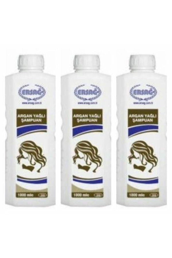 شامپو اورجینال برند Ersag مدل Argan Yağlı Şampuan 3x1000 ml کد 94550274