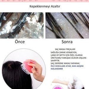 برس و شانه مو اورجینال برند Vi caro مدل Silicone Shampoo Brush Scalp Massager کد 327437914