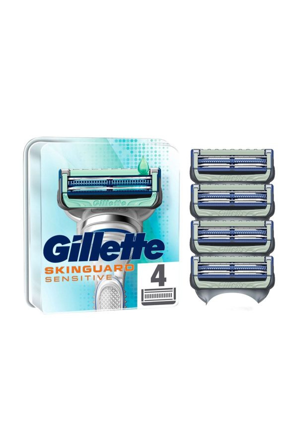 ژیلت و ریش تراش اورجینال برند Gillette مدل Skinguard Yedek Tıraş Bıçağı 4'lü کد 727787895