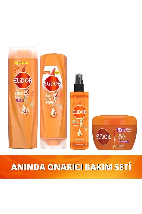 کرم مو اورجینال برند Elidor مدل Instant Repair Hair Care Set کد 803651003
