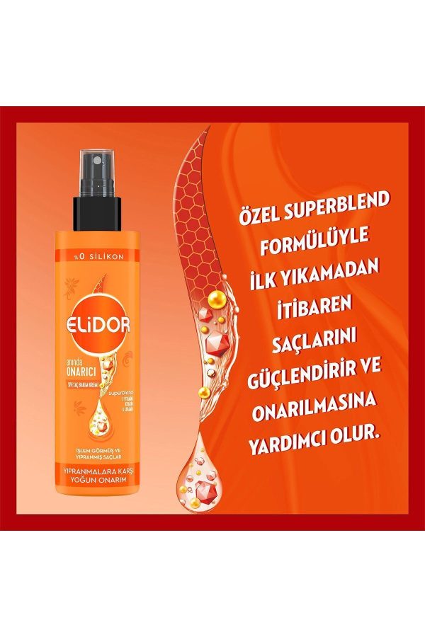 کرم مو اورجینال برند Elidor مدل Instant Repair Hair Care Set کد 803651003 - Image 7