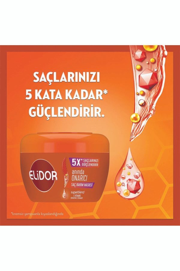 کرم مو اورجینال برند Elidor مدل Instant Repair Hair Care Set کد 803651003 - Image 8