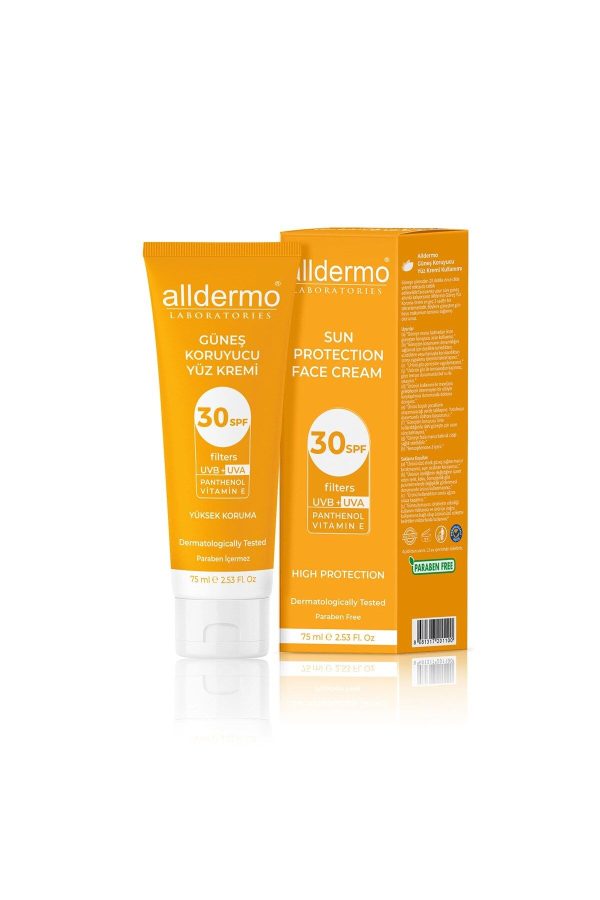 ضد آفتاب صورت اورجینال برند Alldermo مدل SPF30 Yüz Kremi 75 ml کد 147769704