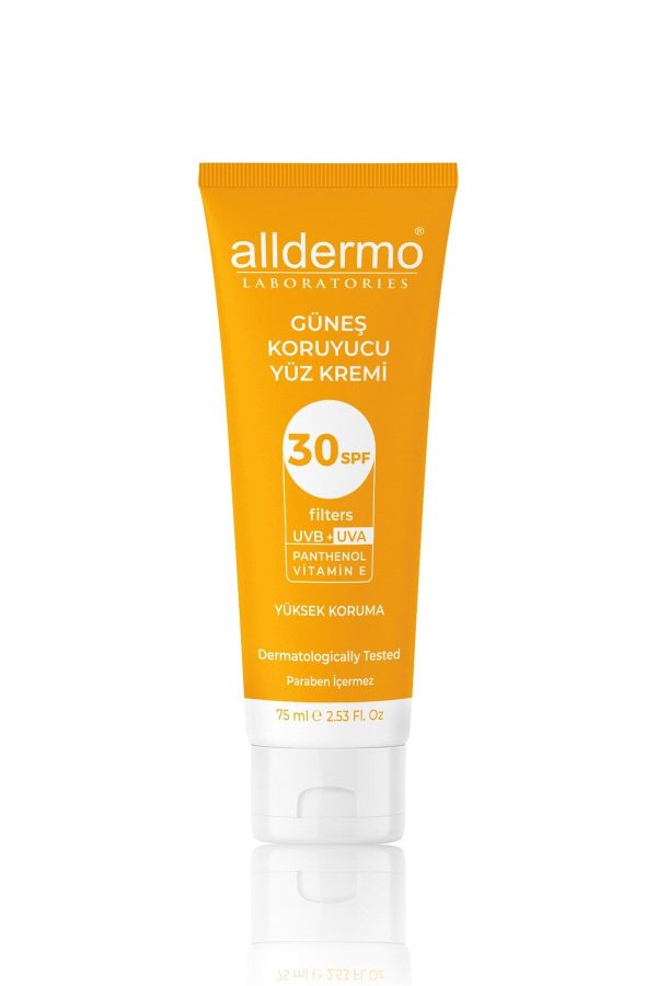 ضد آفتاب صورت اورجینال برند Alldermo مدل SPF30 Yüz Kremi 75 ml کد 147769704 - Image 2