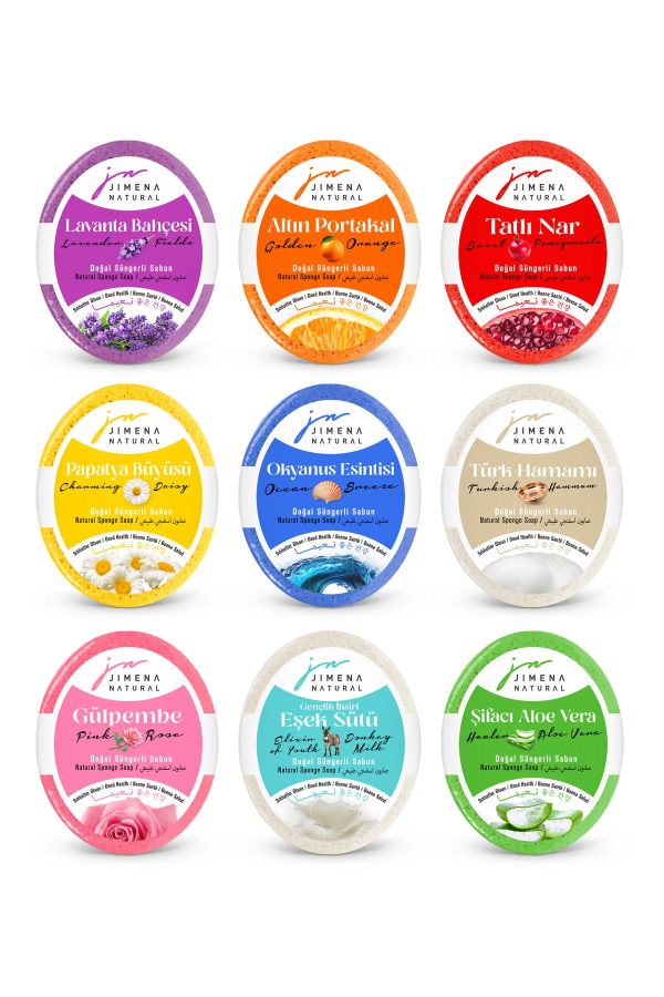 صابون جامد اورجینال برند Jimena natural مدل NATURAL SPONGE SOAP کد 806058991 - Image 3