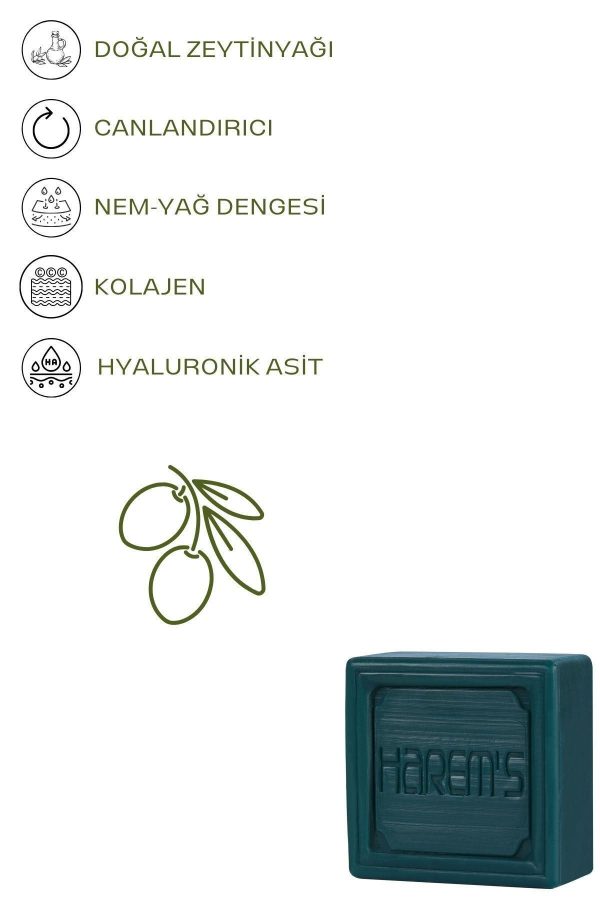 صابون جامد اورجینال برند Harem s مدل **Zeytinyağlı Sabun 120 G** کد 742662126 - Image 2