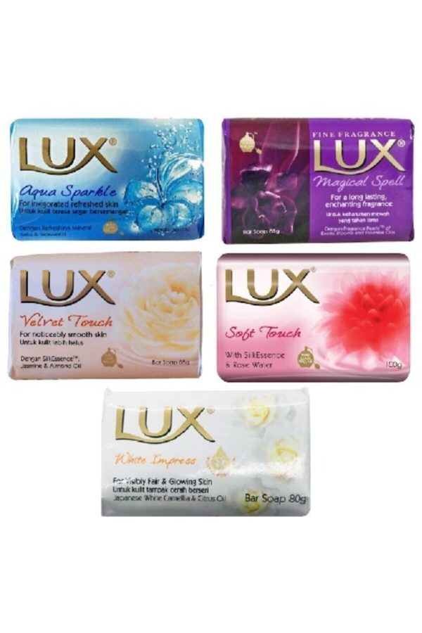 صابون جامد اورجینال برند Lux مدل 5-pack soap کد 195751035