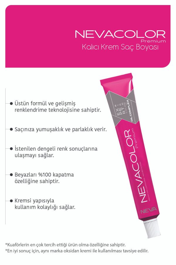 رنگ مو اورجینال برند Nevacolor premium کد 806723306 - Image 2