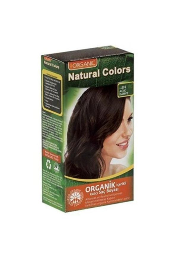 رنگ مو اورجینال برند Organic natural colors مدل Hair Dye Light Brown کد 43622199