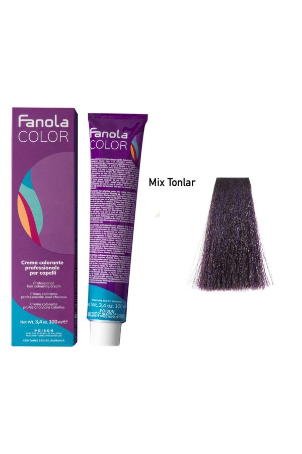 رنگ مو اورجینال برند Fanola مدل Mix Tone Viola کد 353794026