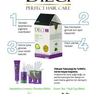رنگ مو اورجینال برند Dieci مدل Ten Ammonia-Free Hair Dye کد 830914785