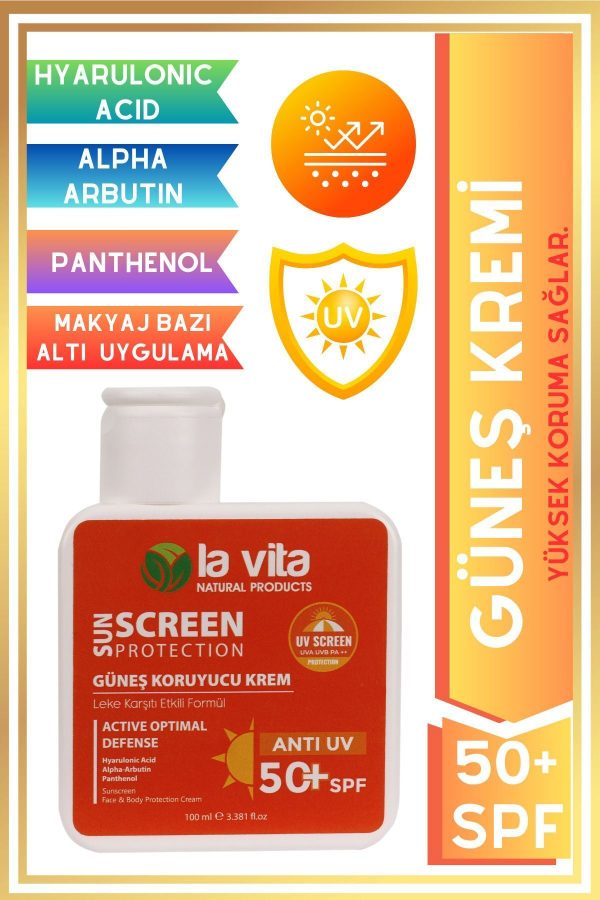 ضد آفتاب بدن اورجینال برند Lavita kozmetik مدل Anti-UV Sunscreen Cream (SPF 50+) کد 737088115