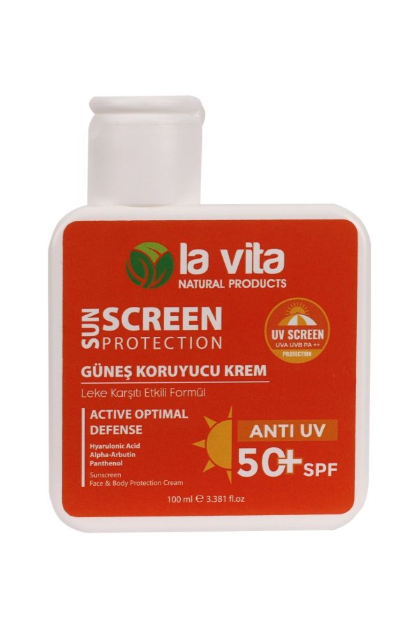 ضد آفتاب بدن اورجینال برند Lavita kozmetik مدل Anti-UV Sunscreen Cream (SPF 50+) کد 737088115 - Image 2