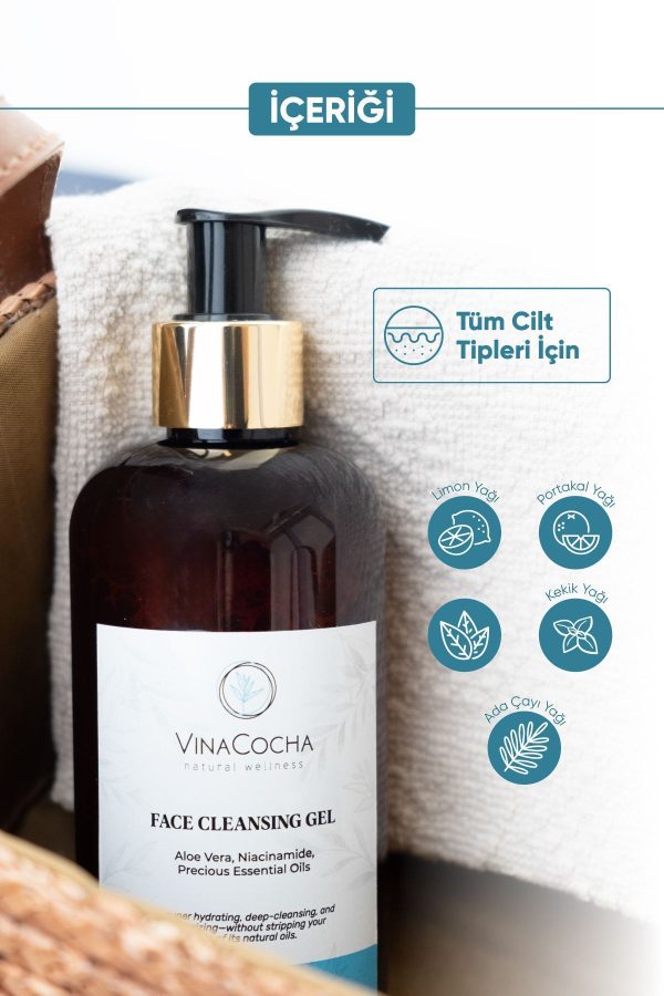 پاک کننده صورت اورجینال برند Vinacocha مدل Facial Cleansing Gel کد 741950462 - Image 7
