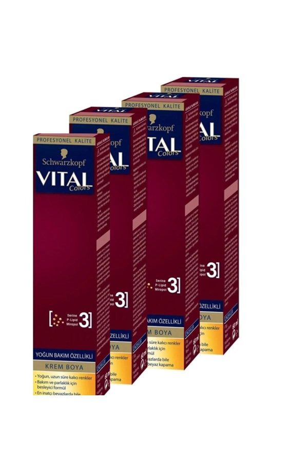 رنگ مو اورجینال برند Vital کد 700109606