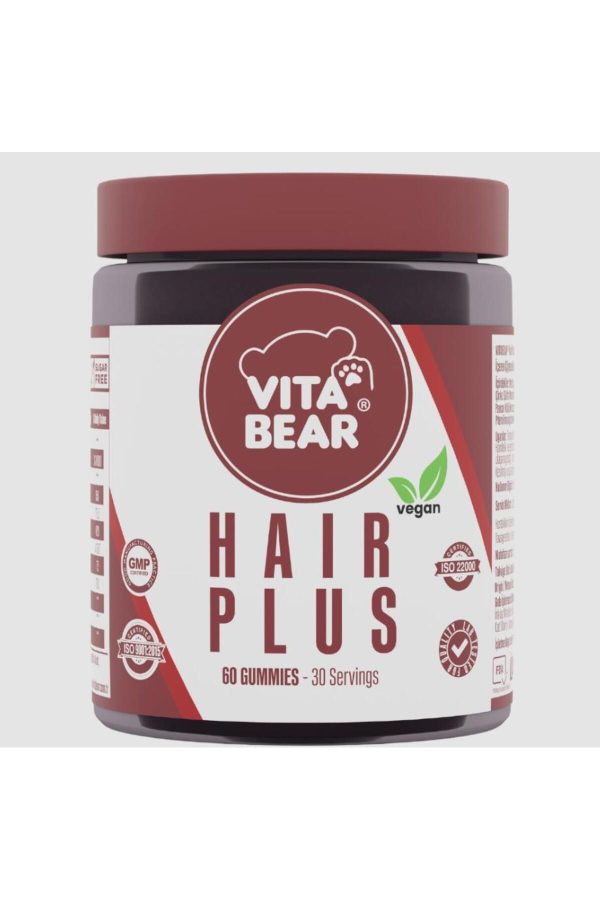 ویتامین مو اورجینال برند Vita bear مدل Vegan Hair Growth Gummies کد 812495602 - Image 4