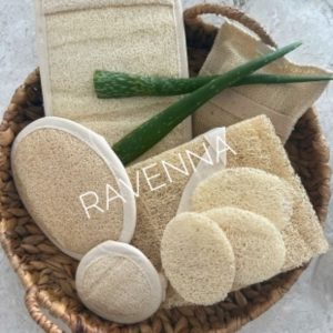 لیف و اسفنج حمام اورجینال برند Ravenna مدل Natural Loofah Scrubbing Glove کد 339638760