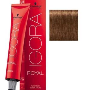 رنگ مو اورجینال برند Igora مدل Royal 7-55 Kumral-yoğun Altın کد 355398004