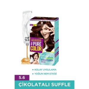 رنگ مو اورجینال برند Schwarzkopf مدل Pure Color Çikolatalı Sufle 5-6 کد 220903571