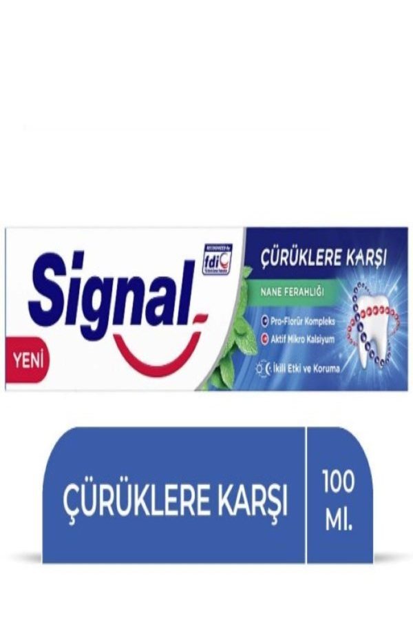 خمیر دندان اورجینال برند Signal مدل Toothpaste Against Cavities 100 ml کد 387651122 - Image 2