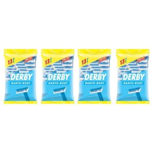 ژیلت و ریش تراش اورجینال برند Derby مدل 13-pack in a 4-pack کد 377526761