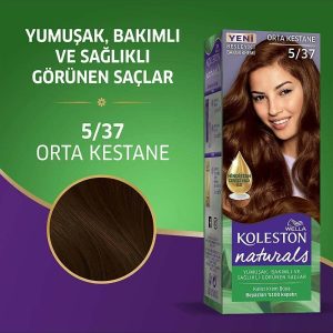 رنگ مو اورجینال برند Wella مدل Orta Kestane 3 Lü Paket کد 158310702