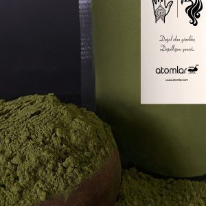 رنگ مو اورجینال برند Atomlar مدل 1000gr Saf Kına کد 379177354