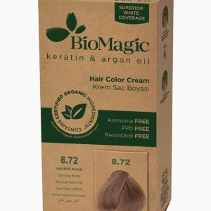 رنگ مو اورجینال برند Biomagic مدل Açık Küllü Kumral No 872 کد 655847120