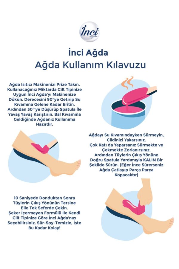 موم اورجینال برند Inci agda مدل Powder, Azulene, Exfoliating Black کد 31945064 - Image 2
