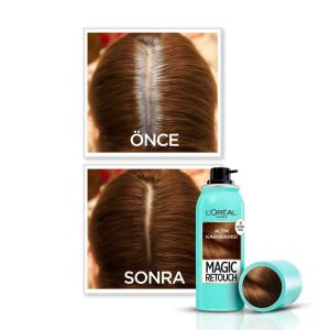 رنگ مو اورجینال برند L oreal paris مدل Magic Retouch 02 Brun کد 72260041