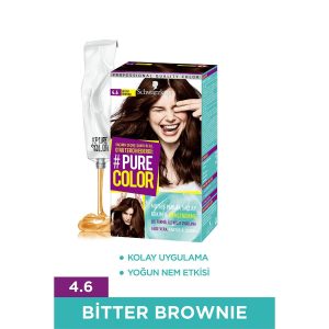 رنگ مو اورجینال برند Schwarzkopf مدل Pure Color Bitter Brownie 4-6 کد 220996894