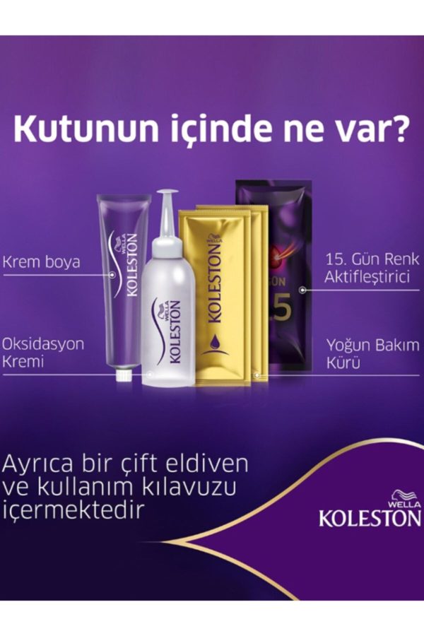 رنگ مو اورجینال برند Wella مدل Koleston 9/1 Kit کد 44053680 - Image 2
