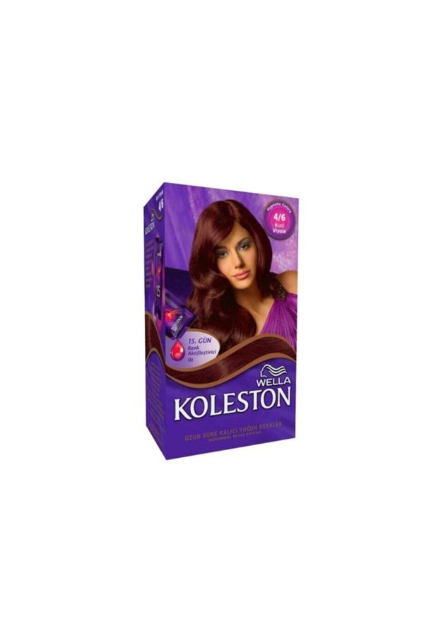 رنگ مو اورجینال برند Wella مدل 4/6 Kızıl Viyole Set کد 1233550 - Image 2