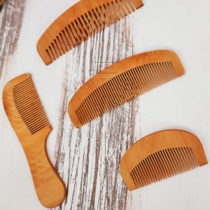 برس و شانه مو اورجینال برند Montesev مدل Natural Wood Comb Set کد 742100881